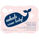 Pink Preppy Whale Shower Invitations Image 3 of 6